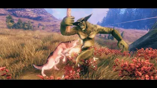 2 Star Wolves vs Fuling Village | Pet Showcase | Valheim Mistlands