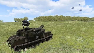 Ukraine Anti-air Tank Destroyed Russian Fighter Jets at Southern Region - MilSim ArmA 3