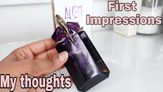 Alien  by Thierry Mugler perfume Review 2021| ASMR perfume Unboxing | Perfume review #saifabeauty