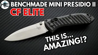Benchmade 575-1 Mini Presidio 2 CF Elite Folding Knife - Overview and Review