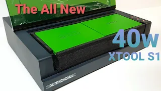 XTOOL S1 40w Laser First look & Fire Test