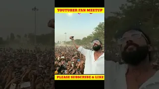 Indian Top 3 YouTuber Big Fan Meetup Moment 🤯 #viral #shorts