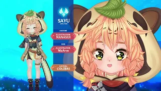 AnnaChan cosplay Genshin impact [Live2D vtuber showcase]