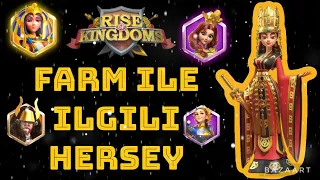 FARM HESABI & FARM KOMUTANLARI 👩‍🌾* Rise of Kingdoms Yeni Başlayanlar İçin Rehber Serisi * 2024