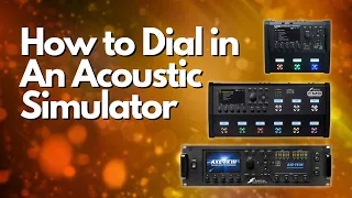 Fractal Tone Tutorial | Dialing in an acoustic simulator with an electric guitar