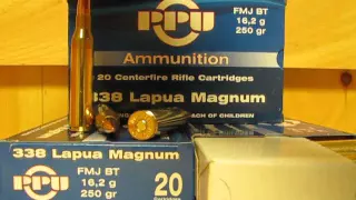 338 Lapua Magnum 250 FMJ Grain Prvi Partizan Ammo - PP338 at SGAmmo.com