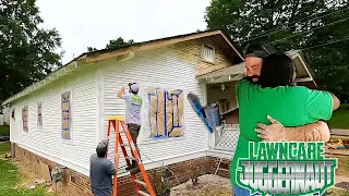 WE PAINTED this RANDOM HOMEOWNERS HOUSE for FREE - Emotional Reaction