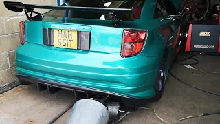 Rotrex Celica 2zz Dyno Run 323WHP