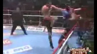 Badr Hari Vs Remy Bonjasky K1 Final Yokohama 2008 3 minute version