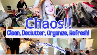 CLEAN DECLUTTER ORGANIZE ROOM MAKEOVER // CLEAN WITH ME // CLEANING VIDEOS