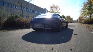 Very Loud Mercedes AMG GTS - exhaust Sound Acceleration Downshift