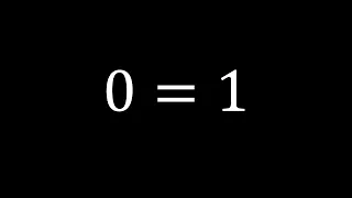 0 = 1임을 증명하는 영상