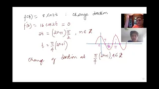 Derivative of Trigonometric Functions with Exam Style Problem MCV4U