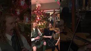 Little Drummer Boy on the Bagpipes (Scottish Smallpipes), Fiddle, and Low D Whistle