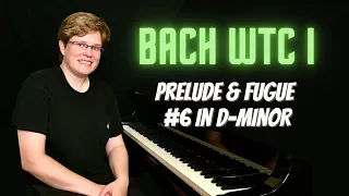 Bach - Prelude & Fugue No. 6 in D-minor WTC I (BWV 851)