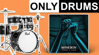 Torna a casa - Måneskin | Only Drums (Isolated)