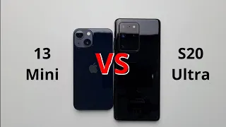 Iphone 13 Mini vs Samsung S20 Ultra 5G SPEED TEST