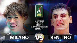 Milano vs Trentino | Italian Volleyball SuperLega 2023/2024
