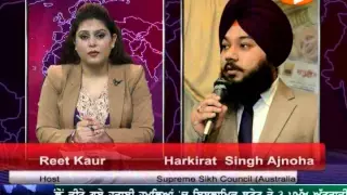 TV84 News 12/19/14 Interview with Harkirat S Ajnoha (AUS) on Sikh Genocide March in Melbourne