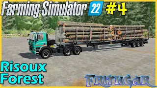 Let's Play FS22, Risoux Forest #4: The First Logs!