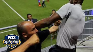 Costa Rica head coach Paulo Wanchope gets into fight with fan | FOX SOCCER