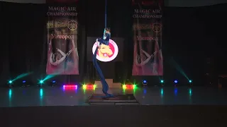 027  Карпин Оля Повітряні Полотна   Aerial Silks Juveniles 10 13 years Amateurs Группа 1