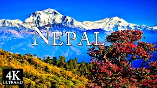 Nepal 4K - Scenic Relaxation With Calming Music, Kathmandu,4K Video, Nature Sounds, Soft Relaxing