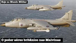 O poder aéreo britânico nas Malvinas