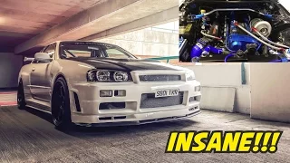 Insane Power: 440bhp R34 Skyline Gtt!