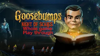 Goosebumps:Night of scares(full gameplay walkthrough)-No Commentary-