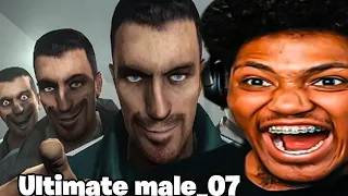 FIRST EVER SKIBIDI TOILET! | ULTIMATE MALE_07 COMPILATION [SFM] REACTION