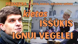 SKUBIAI Į ETERĮ! Ignui Vėgėlei mestas iššūkis:  būk! | OpTV tiesiogiai