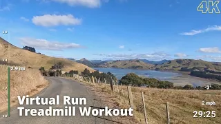 Virtual Run | Virtual Running Videos Treadmill Workout Scenery | Papanui Inlet Run