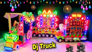 New Navratri Big Gauri Durga Truck Dj Pooja Krishna Ganesh Trolley Visarjan Dj Radha Dj Puja Light