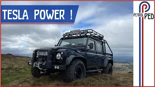 *EPIC* 450hp Tesla Powered 'Spectre' Defender - Driven up a Mountain !