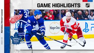 Red Wings @ Maple Leafs 4/2 | NHL Highlights 2023