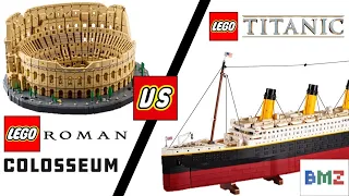 LEGO Roman Colosseum vs. LEGO Titanic!