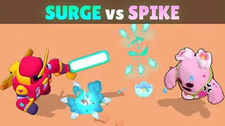 SURGE vs SPIKE | 22 Tests | Best Splitting Projectile Brawler in Brawl Stars!