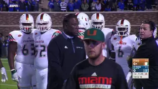 NCAAF - Miami at Duke 1st Half (2015)