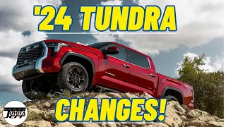Cool New Changes Revealed for 2024 Tundra!