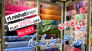Nishat linen Flat 25% On New Summer Collection 2023 #sale #nishatlinen