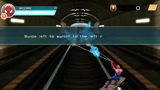 The amazing spider man 2 electron in train fight