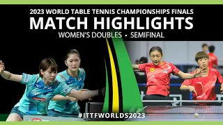 Kihara/Nagasaki vs Chen/Wang | WD SF | 2023 ITTF World Table Tennis Championships Finals