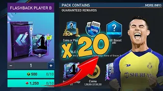 20x Flashback gems packs opening for 114 Ronaldo | Fifa mobile 23