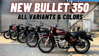 New 2024 Bullet 350 - All Colors and Variants🔥