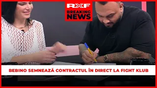 BREAKING NEWS! Bebino semnează contractul RXF, în direct!