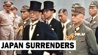 Japanese Sign Final Surrender | 1945 | World War 2 Newsreel