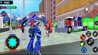 Gladiator Optimus Truck Robot Transform War: Robot Transform Game - Android Gameplay