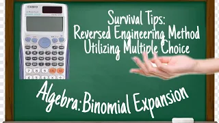 Calculator tricks: Binomial Expansion