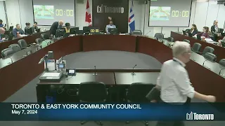 Toronto and East York Community Council - May 7, 2024